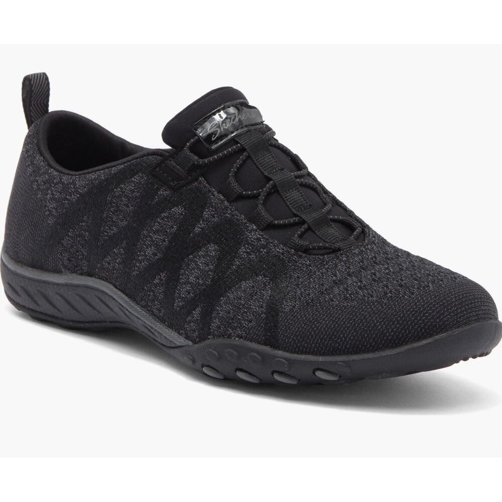 Skechers Women's Relaxed Fit Breathe Easy Infi Knoty Slip-on Walking Shoe Sz 8